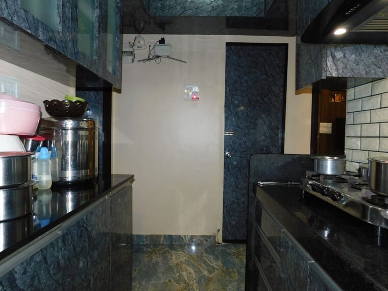 Kitchen, north-star 1 Bedroom 360 Sq.Ft. Apartment In Chembur Mumbai 10602465