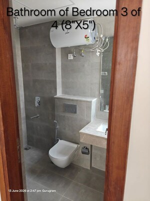 Bathroom in 4 BHK Builder Floor at Sector 63 – for Sale