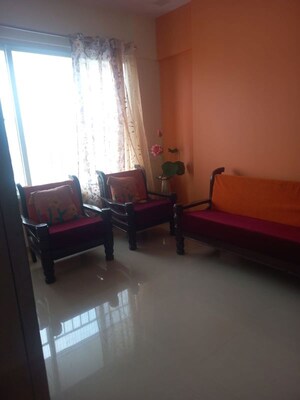 Living Room in 1 BHK Apartment at Colo Color Rise, Dadar West – for Rent
