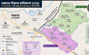  Plot – Map Location View at Gosainganj - for Sale