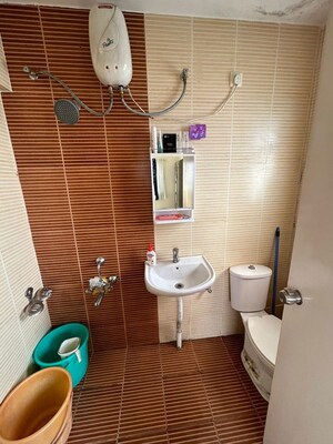 Bathroom in 2 BHK Apartment at Vanaz Corner, Kothrud – for Rent