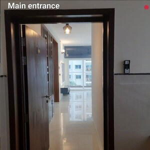 Building Lobby in 2.5 BHK Apartment at LnT Raintree Boulevard, Hebbal – for Rent