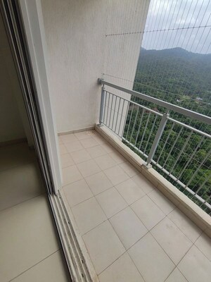 Balcony in 2 BHK Apartment at Godrej Emerald, Ghodbunder Road – for Rent