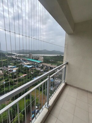 Balcony in 2 BHK Apartment at Godrej Emerald, Ghodbunder Road – for Rent