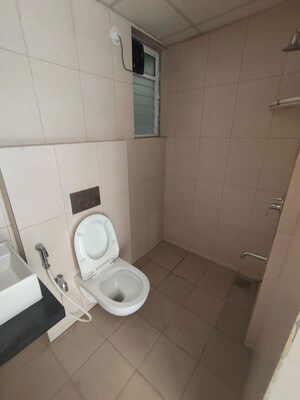 Bathroom in 2 BHK Apartment at Godrej Emerald, Ghodbunder Road – for Rent