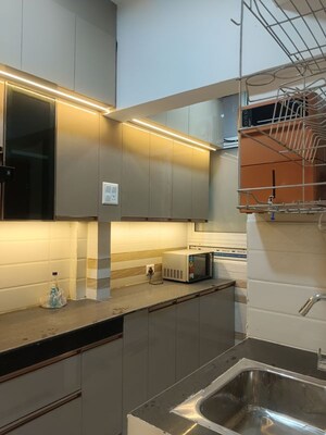 Kitchen in 2 BHK Apartment at Shri Radha Aqua Garden, Sector 16b Greater Noida – for Rent