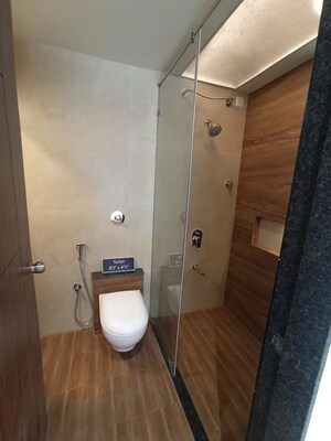 Bathroom in 3 BHK Apartment at Beharay Rathi Hillview Residency, Kothrud – for Rent