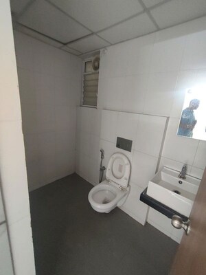 Bathroom in 2 BHK Apartment at Godrej Emerald, Ghodbunder Road – for Rent