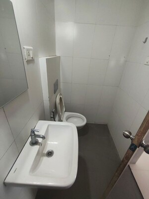 Bathroom in 2 BHK Apartment at Godrej Emerald, Ghodbunder Road – for Rent