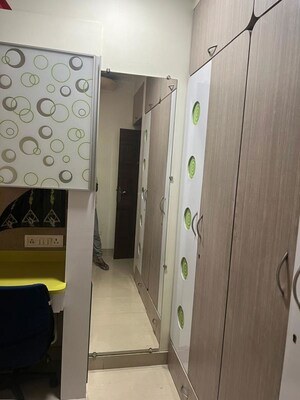 Bathroom in 2 BHK Apartment at Raheja Sherwood, Goregaon East – for Rent