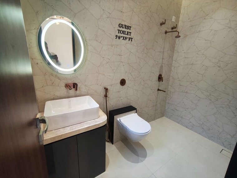 Bathroom, iconic-5-senses-ilife 3 Bedroom 1846 Sq.Ft. Apartment In Nibm Pune 10602708