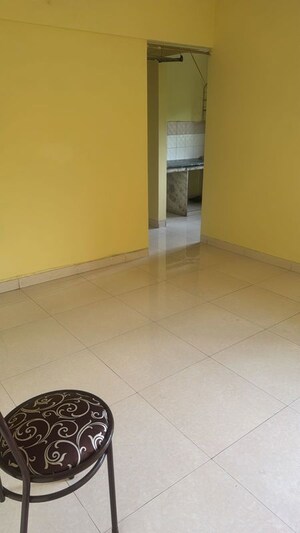 Living Room in 1 BHK Apartment at Swastik Residency 1, Ghodbunder Road – for Rent