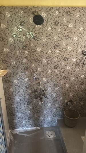 Bathroom in 1 BHK Apartment at Swastik Residency 1, Ghodbunder Road – for Rent