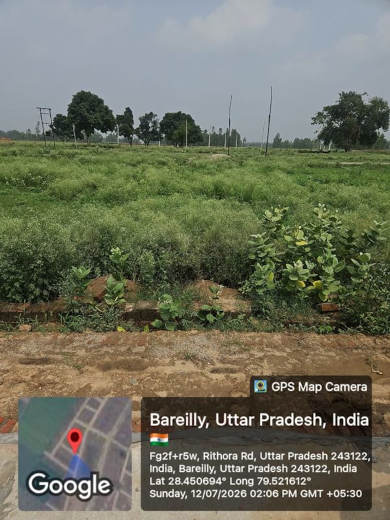 undefined, rithora  80 Sq.Yd. Plot In Rithora Bareilly 10602734