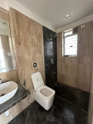 Bathroom in 2 BHK Apartment at Divine Aspen Garden, Goregaon East – for Rent
