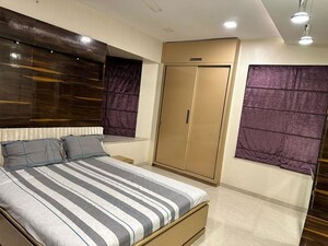 Bedroom in 3 BHK Apartment at Rohan Nilay, Aundh – for Rent