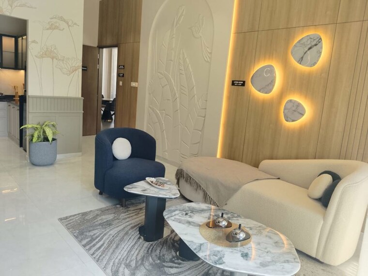 Living Room, suyog-liora 3 Bedroom 995 Sq.Ft. Apartment In Keshav Nagar Pune 10602803