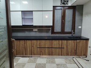 Kitchen in 3 BHK Builder Floor at Shivalik Colony – for Rent