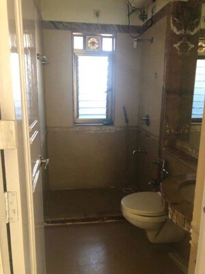 Bathroom in 2 BHK Apartment at Raheja Tipco Heights, Malad East – for Rent