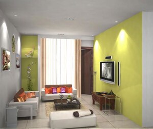 Living Room in 1 BHK Independent House at Sector 4 – for Rent