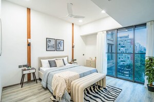 Bedroom in 3 BHK Apartment at Rustomjee Paramount, Khar West – for Sale