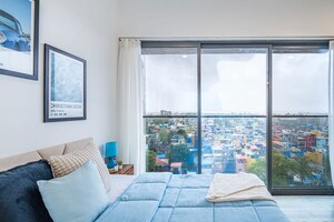 Bedroom in 3 BHK Apartment at Rustomjee Paramount, Khar West – for Sale