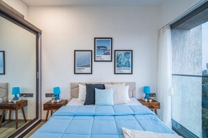 Bedroom in 3 BHK Apartment at Rustomjee Paramount, Khar West – for Sale