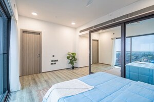 Bedroom in 3 BHK Apartment at Rustomjee Paramount, Khar West – for Sale