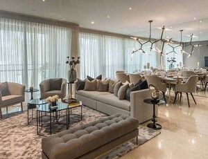 Living Room in 3 BHK Apartment at Oberoi Garden City, Goregaon East – for Sale