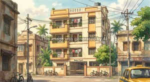  Apartment – Exterior View View at Ultadanga - for Sale