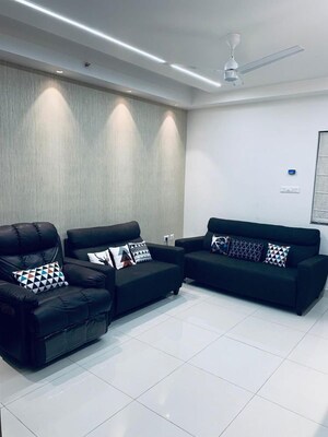 Living Room in 3 BHK Apartment at Rajendra Nagar – for Sale