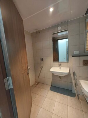 Bathroom in 2 BHK Apartment at Adarsh Greens, Kogilu – for Rent