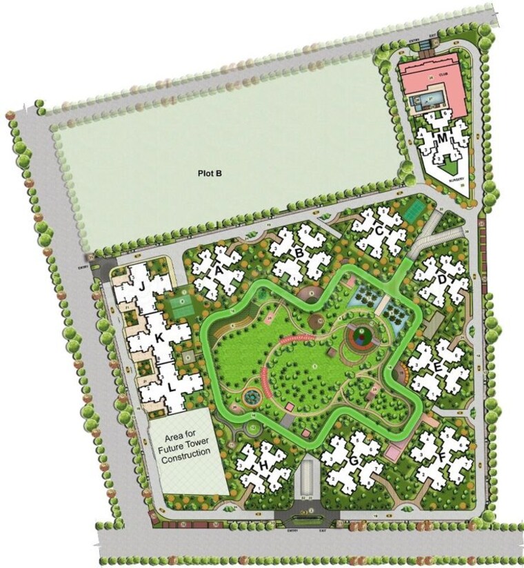 Master Plan, rg-luxury-homes-phase-ii 3 Bedroom 1175 Sq.Ft. Apartment In Sector 16b Greater Noida Greater Noida 10603010