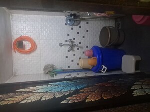 Bathroom in 1 RK Apartment at Mhada Colony – for Rent