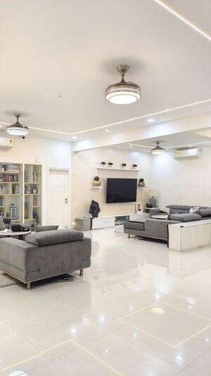 Living Room in 4 BHK Apartment at NCC Urban Gardenia, Gachibowli – for Sale