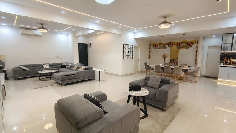 Living Room, ncc-urban-gardenia 4 Bedroom 3458 Sq.Ft. Apartment In Gachibowli Hyderabad 10603059