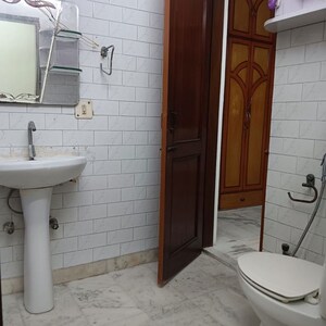 Bathroom in 2 BHK Builder Floor at East Of Kailash – for Rent
