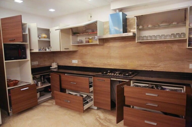 Kitchen, greater kailash ii 4 Bedroom 2700 Sq.Ft. Builder Floor In Greater Kailash ii Delhi 10603149