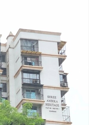 Staircase in 2 BHK Apartment at Shree Ambika Heritage, Kharghar – for Rent