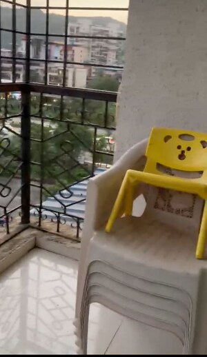 Staircase in 2 BHK Apartment at Shree Ambika Heritage, Kharghar – for Rent