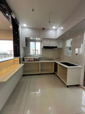 Kitchen in 3 BHK Apartment at Aparna Zenon, Puppalaguda – for Rent