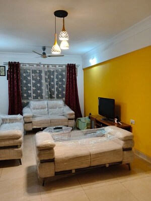 Living Room in 2 BHK Apartment at Karia Konark Campus, Viman Nagar – for Rent