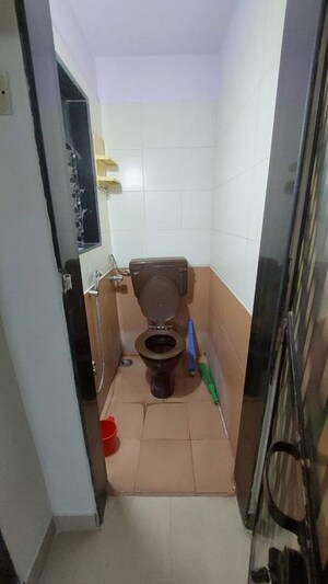 Bathroom in 1 BHK Apartment at Satellite Garden, Goregaon East – for Rent