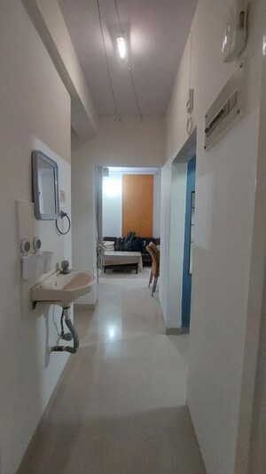 Bathroom in 1 BHK Apartment at Satellite Garden, Goregaon East – for Rent