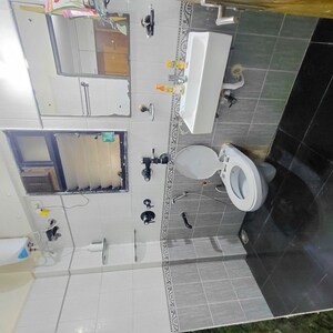 Attached Bathroom in 2 BHK Apartment at Raj Rudram Apartments, Goregaon East – for Rent