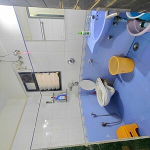 Bathroom in 2 BHK Apartment at Raj Rudram Apartments, Goregaon East – for Rent