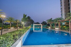 Swimming Pool in 2 BHK Apartment at Runwal Garden City, Balkum Pada – for Rent