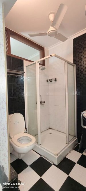 Bathroom in 3 BHK Builder Floor at Defence Colony – for Rent