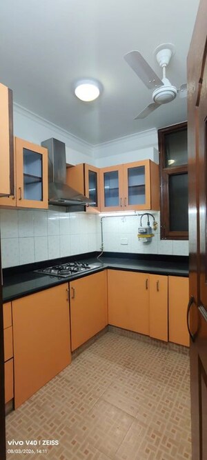 Kitchen in 3 BHK Builder Floor at Defence Colony – for Rent