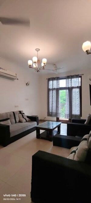 Living Room in 3 BHK Builder Floor at Defence Colony – for Rent